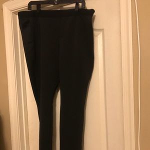 Elie Tahari Black pants with mesh sides sz XL